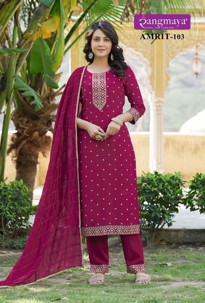 Amrit By Rangmaya 101 To 108 Readymade Salwar Kameez Catalog